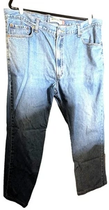 Jeans uomo Levis 505 regular fit classico denim lavaggio leggero taglia 42x30 - Foto 1 di 6
