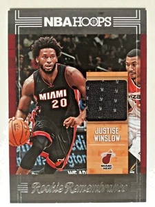 Justise Winslow, Heat, 2017 NBA Hoops, Rookie Remembrance, Jersey Card, + LOT - Picture 1 of 4