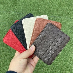 Slim Minimalist Front Pocket PU Leather Wallets for Men Women Coin Purse US FAST - Picture 1 of 29