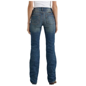 Wrangler Ladies Ultimate Riding® Willow Mid-Rise Boot Cut Jeans WRW60RA - Picture 1 of 2