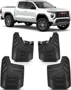 Genuine Full Set Splash Guards Mud Flaps Fender FOR 2023-2025 GMC Canyon - Picture 1 of 7