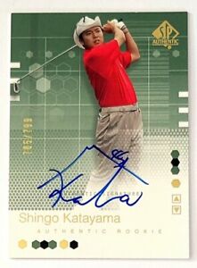 2002 SP Authentic Golf Shingo Katayama Rookie AUTOGRAPH /799