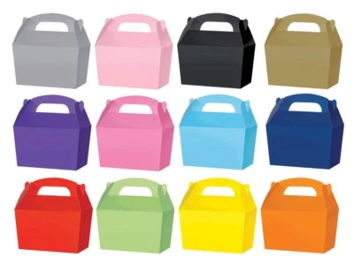 10 cajas de golosinas favoritas - elige entre 13 colores - cupcake regalo fiesta bolsa de botín Foto 1 de 2