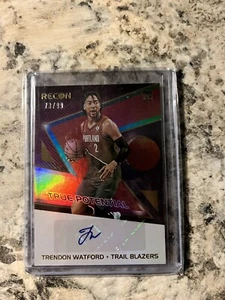 2021-22 Panini Recon - Trendon Watford True Potential Rookie Auto 73/99 - Picture 1 of 4