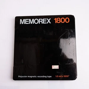 Vintage Memorex 1800 Reel to Reel Recording Tape 7 1/2 Sealed - Picture 1 of 4