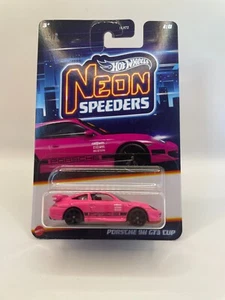 2024 Hot Wheels Porsche 911 GT3 CUP Pink HW Neon Speeders 1/8 - Picture 1 of 2
