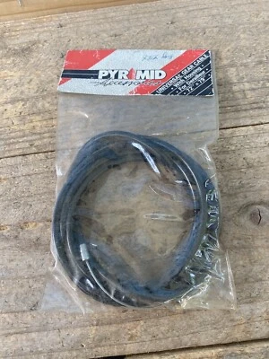 Cable de engranaje de bicicleta piramidal NOS-72”-79”-carcasa negra-viaje a la montaña Foto 1 de 4