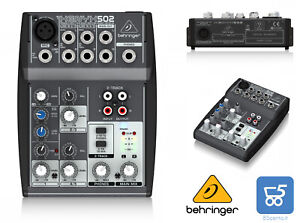 BEHRINGER XENYX 502 mixer audio professionale 5 ingressi studio party live Pro
