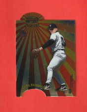 1998 Bowman's Best MIRROR IMAGE FUSION # MI2 Knoblauch / Wilson YANKEES/INDIANS