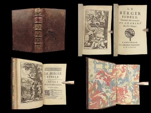 1689 Pastor Fido Guarini Italian Pastoral Arcadia Faithful Shepherd Illustrated - Picture 1 of 23