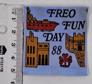 Cloth Badge - Freo Fun Day 88 - Fremantle, Western Australia - Preowned. - Picture 1 of 4