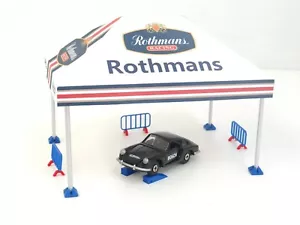 Tenda da rally scala 1:43 display modello auto sportiva kit modellismo Diorama arredamento pista - Foto 1 di 6