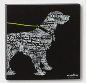 RETRIEVER WILD ABOUT WORDS ART DECOR WALL HANGING PLAQUE FUN WHIMSICAL NEW(7874) - Picture 1 of 2