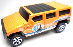 2019 MATCHBOX HUMMER H2 SUV CONCEPT MBX OCEAN MARINE 1 ORANGE 2 5/8" DIECAST SUV - Picture 1 of 6