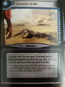 Star Trek CCG 2E Energize 2R2 Causalities of War No Como Nuevo-Como Nuevo - Imagen 1 de 1