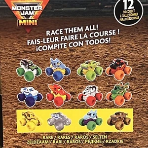 Neu 2024 Monster Jam Mini Trucks Serie 16 Komplettsatz 12 Einzeltüten - Bild 1 von 4