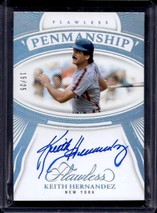 Keith Hernandez 2024 Panini Flawless #FP-KH Penmanship Auto Silver /25 - Picture 1 of 2