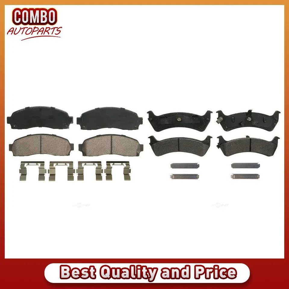 Juego de pastillas de freno de disco delanteras traseras para Ford Explorer Sport 2001-2003 Foto 1 de 4