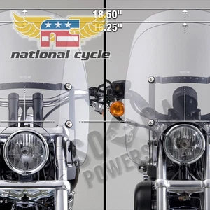 2006-2010 Harley-Davidson FXD Dyna Super Glide Spartan Quick Release Windshields - Picture 1 of 3