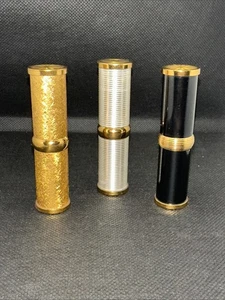 3 Vintage 1950s REVLON LIPSTICK CASES 560, 563 & 564 Unused - Picture 1 of 4