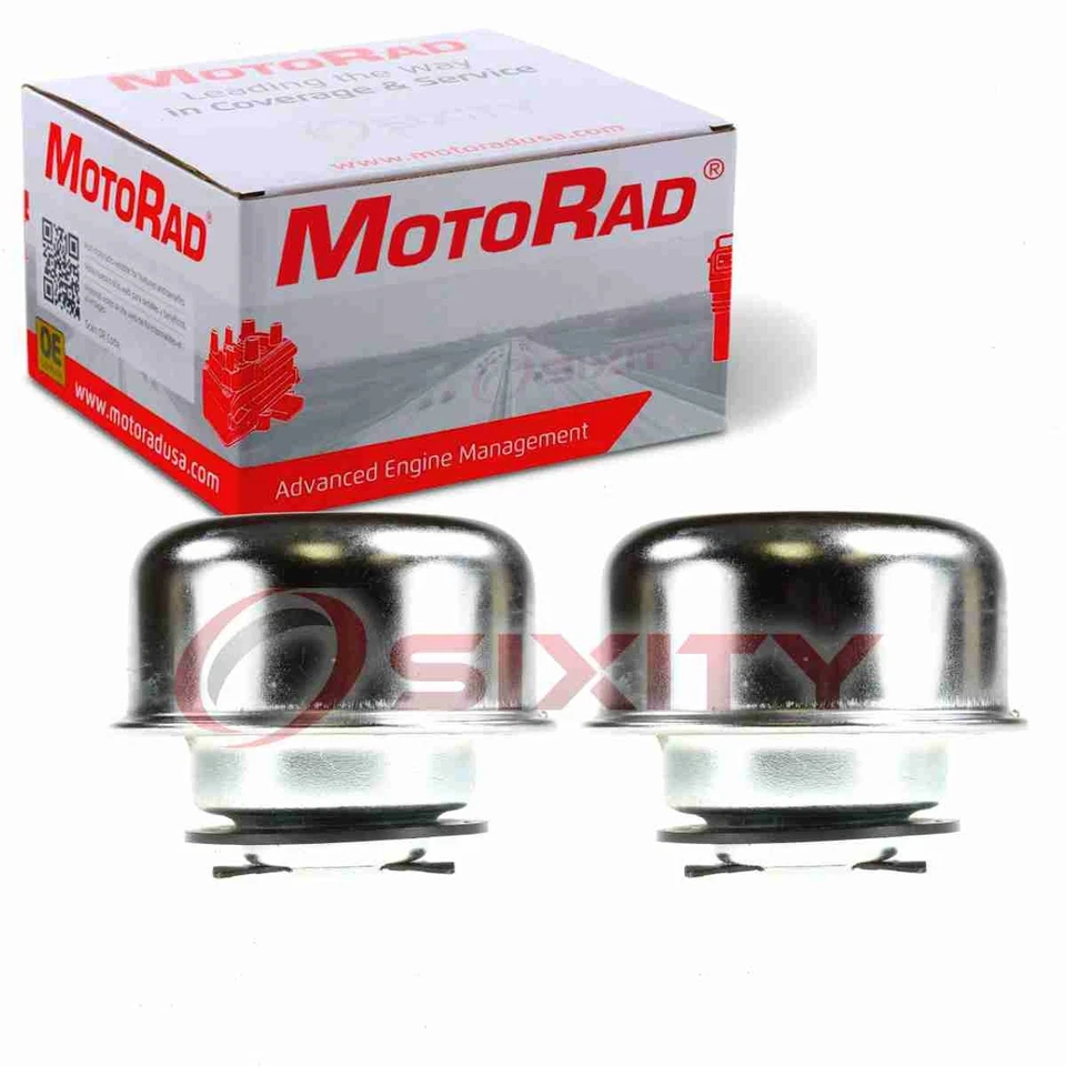 Tapas respiratorias de cárter MotoRad de 2 piezas para motor GMC serie 2500 1963 wk Foto 1 de 4