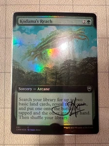 Foil Kodama's Reach CMR Artist Proof signiert und skiziert von John Avon - Bild 1 von 2