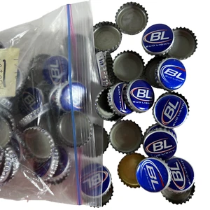 100 Lot Bud Light BL Beer Bottle Caps Crowns - Picture 1 of 1