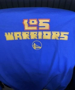 New Golden State Warriors SGA T-Shirt. “Los Warriors”. XL. 3/31/23 vs Spurs - Picture 1 of 3