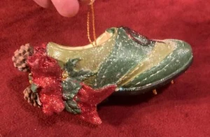 ¡Adornos navideños de zapatos de golf elegantes, impresionantes y brillantes! - Imagen 1 de 7