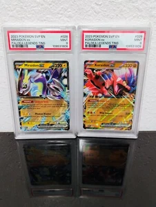 Miraidon 028 Koraidon Ex 029 Paldea Legend Black Star Promo PSA 9 Sequential Set - Bild 1 von 6
