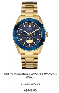 Guess Ladies Moonstruck W0565L4 Women's Quartz Watch RRP$449 - Picture 1 of 8