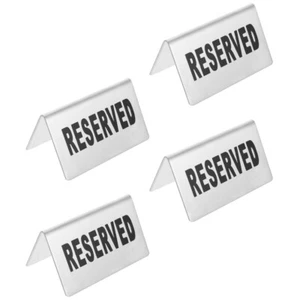 4 Pcs Number Plate Restaurant Supplies Banquet Reserved Place - Picture 1 of 12