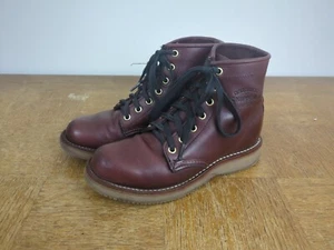 Chippewa Aldrich Cordovan 6" Service Boots Mens Size 6 D Brown Leather Utility - Bild 1 von 10