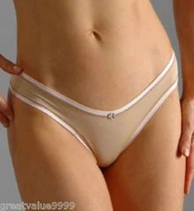 A090T ELLE MACPHERSON INTIMATES Prism Silky Sleeky All Stretch Thong E16-430 New - Picture 1 of 4