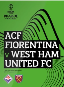FINAL DE LA LIGA DE CONFERENCIAS DE LA UEFA EUROPA 2023 West Ham v Fiorentina - ¡EN STOCK AHORA! - Imagen 1 de 1
