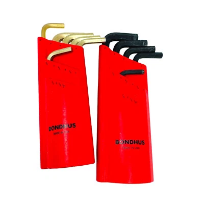 12 Pcs Bondhus Ball End Hex L Wrench Set, Metric, 5mm-10mm, Made in USA - Image 1 of 4