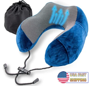 Almohada de viaje de espuma viscoelástica alivio del dolor cabeza cuello 360 almohada para el cuello - Imagen 1 de 8