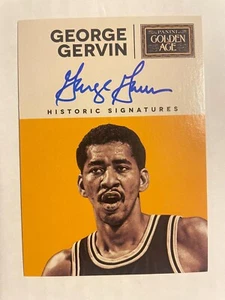 2014 Panini Golden Age George Gervin Historic Signatures #GRV Spurs SP Hot!!! - Bild 1 von 2