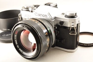 Canon AE-1 Silver 35mm SLR Film Camera /FD 55mm f1.2  SSC Lens *Near Mint* #3678 - Picture 1 of 24
