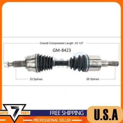 Шарнирное соединение вала оси переднего водителя для GMC Canyon 2018 2017 2016 2015 годов выпуска - Изображение 1 из 2