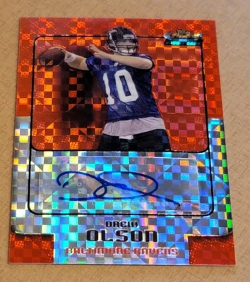 2006 Topps Finest X-Fractor /250 Drew Olson #181 Rookie Auto RC RARE SP L@@K - Image 1 of 4