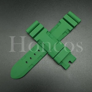 22 24 26 MM Replacement Submersible Rubber Watch Band Strap Fits for Panerai - Picture 1 of 86