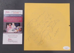 Very Unique JOHNNY UNITAS Signed Message to Young Lady-BALTIMORE COLTS-HOF-JSA - Picture 1 of 7