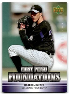 2007 Upper Deck First Edition Ubaldo Jimenez Baseball Cards #FPF-UJ - Picture 1 of 2