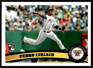 2011 Topps Pedro Ciriaco Rookie Pittsburgh Pirates #238