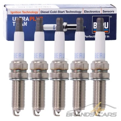 5x BERU ZÜNDKERZE ULTRA TITAN FÜR VOLVO S80 1 2.0 2.4 2 2.5 V50 T5 - Bild 1 von 4