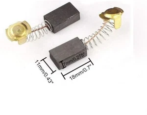 999-038 Kohlebürste für Elektrobohrmaschine Motor rotierend 18x11x7 mm Versand am selben Tag Angebot - Bild 1 von 2