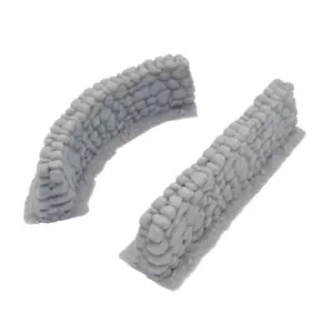 Stone Fence terrain for tabletop scenery LOTR RPG AoS - Picture 1 of 3