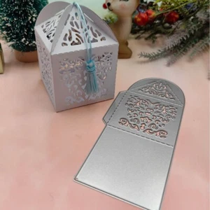Geschenk Box Metall Stencil Cutting Dies Scrapbooking Stanzschablone Album Karte - Bild 1 von 4