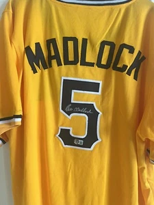 Bill Madlock Signed Pittsburgh Pirates Custom Jersey “MAD DOG” COA Beckett - Picture 1 of 2